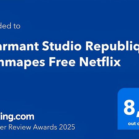 Charmant Studio Republique Jemmapes Free Netflix Paris Exteriör bild